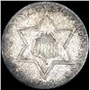 Image 1 : 1858 Silver Three Cent CLOSELY UNCIRCULATED