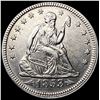 Image 1 : 1853 Arws & Rays Seated Liberty Quarter CLOSELY UN