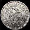 Image 2 : 1853 Arws & Rays Seated Liberty Quarter CLOSELY UN