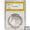 Image 1 : 1890-CC Morgan Silver Dollar PGA MS64