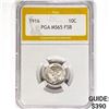 Image 1 : 1916 Mercury Silver Dime PGA MS65 FSB
