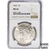 Image 1 : 1927 Silver Peace Dollar NGC MS62