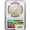 Image 2 : 1926-D Silver Peace Dollar NGC AU55