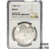 Image 1 : 1880-S Morgan Silver Dollar NGC MS67