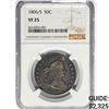 Image 1 : 1806/5 Draped Bust Half Dollar NGC VF25