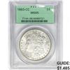 Image 1 : 1883-CC Morgan Silver Dollar PCGS MS65