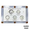 Image 1 : 1796-1932 US Type Quarter Set (5 Coins)