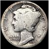 Image 1 : 1916-D Mercury Dime NICELY CIRCULATED