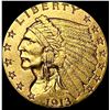 Image 1 : 1913 $2.50 Gold Quarter Eagle UNCIRCULATED