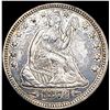 Image 1 : 1873 Arws Seated Liberty Quarter NEARLY UNCIRCULAT