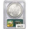 Image 2 : 1883-CC Morgan Silver Dollar PCGS MS62