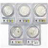 Image 2 : (5) 1921 Morgan Silver Dollar PCGS MS64