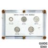 Image 1 : 1794-1938 US Type Nickle Set (5 Coins)