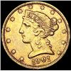 Image 1 : 1901-S $5 Gold Half Eagle CLOSELY UNCIRCULATED
