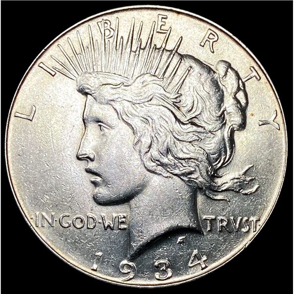 1934-D Silver Peace Dollar CLOSELY UNCIRCULATED