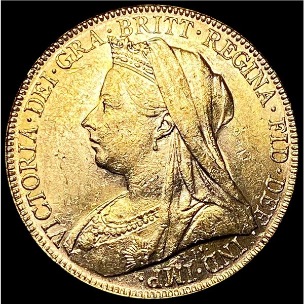 1899 G. Britain .2355oz Gold Sovereign UNCIRCULATE