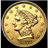 Image 1 : 1853 $2.50 Gold Quarter Eagle CLOSELY UNCIRCULATED