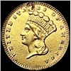 Image 1 : 1862 Rare Gold Dollar LIGHTLY CIRCULATED