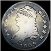 Image 1 : 1809 Capped Bust Half Dollar LIGHTLY CIRCULATED