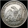 Image 2 : 1854 Arws Seated Liberty Half Dollar CLOSELY UNCIR