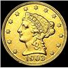 Image 1 : 1903 $2.50 Gold Quarter Eagle CLOSELY UNCIRCULATED