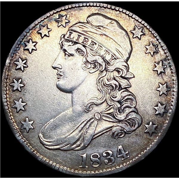 1834 Capped Bust Half Dollar CLOSELY UNCIRCULATED