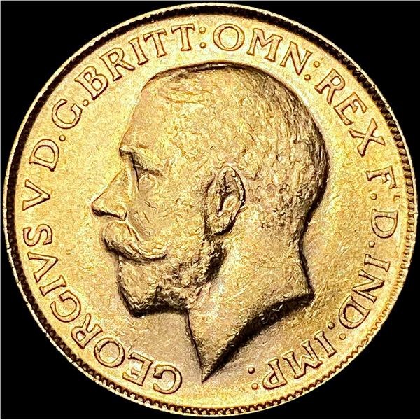 1915 G. Britain .2355oz Gold Sovereign UNCIRCULATE