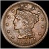 Image 1 : 1853 Braided Hair Large Cent CLOSELY UNCIRCULATED