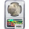 Image 2 : 1927 Silver Peace Dollar NGC MS62