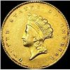 Image 1 : 1855 Rare Gold Dollar CLOSELY UNCIRCULATED
