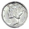 Image 3 : 1939-1945 Mercury Silver Dime Roll (10 Coins) UNC