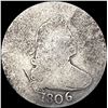Image 1 : 1806 Draped Bust Quarter NICELY CIRCULATED
