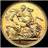 Image 2 : 1908 G. Britain .2355oz Gold Sovereign CLOSELY UNC