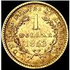 Image 2 : 1853 Rare Gold Dollar CLOSELY UNCIRCULATED