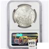 Image 2 : 1884-CC Morgan Silver Dollar NGC BU