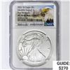 Image 1 : 2021-W American 1oz Silver Eagle NGC PF70 UC