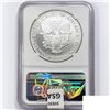 Image 2 : 1993 American 1oz Silver Eagle NGC PF69 UC