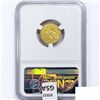 Image 2 : 1908 $2.50 Gold Quarter Eagle NGC MS61