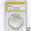 Image 1 : 1890-O Morgan Silver Dollar PGA MS64 VAM-10,Comet