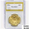 Image 1 : 1924 $20 Gold Double Eagle PGA MS64+