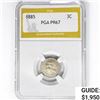 Image 1 : 1885 Nickel Three Cent PGA PR67