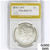 Image 1 : 1878 7/8TF Morgan Silver Dollar PGA MS62 PL