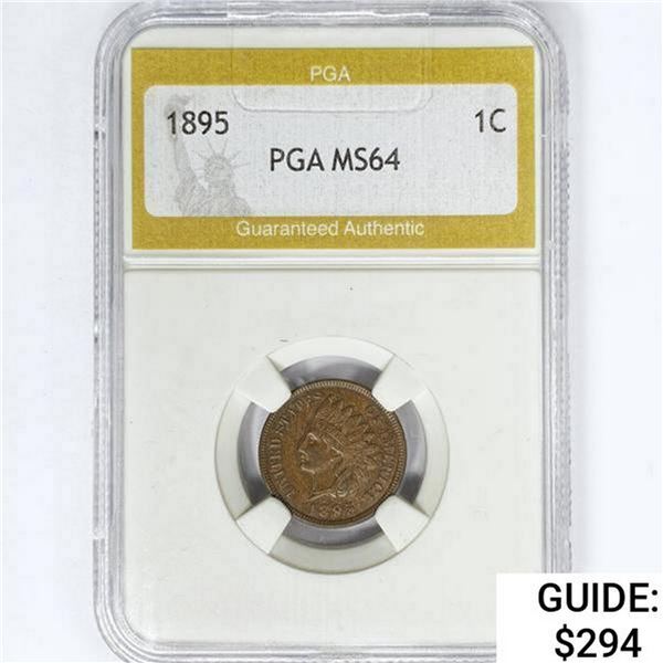 1895 Indian Head Cent PGA MS64