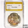 Image 1 : 1878-CC Morgan Silver Dollar PGA MS66