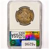 Image 2 : 1867-S Seated Liberty Half Dollar PGA MS60