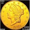Image 1 : 1893-CC $20 Gold Double Eagle CHOICE BU