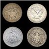 Image 2 : [4] Varied US Quarters [1877, 1899, 1908-O, 1926-S