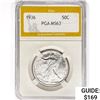 Image 1 : 1936 Walking Liberty Half Dollar PGA MS63
