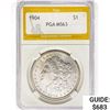 Image 1 : 1904 Morgan Silver Dollar PGA MS63
