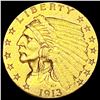 Image 1 : 1913 $2.50 Gold Quarter Eagle HIGH GRADE